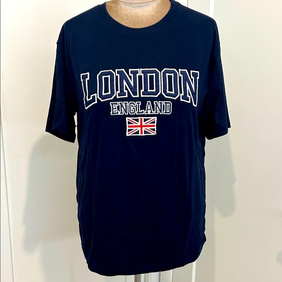 Y2K Vintage LONDON Union Jack Embroidered Shirt from Great BritainXL unisex